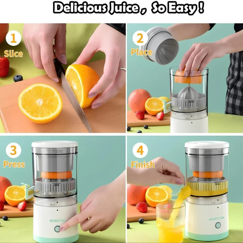 Portable Electric Citrus Juicer | USB Rechargeable & Easy to Clean
