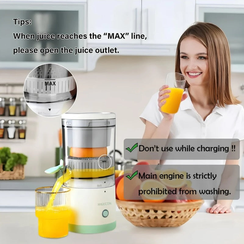 Portable Electric Citrus Juicer | USB Rechargeable & Easy to Clean