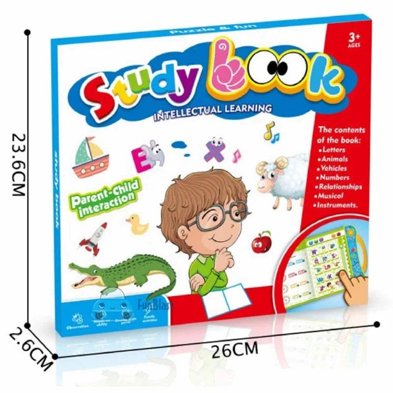 Interactive Learning Book for Kids | Letters, Numbers & Sounds