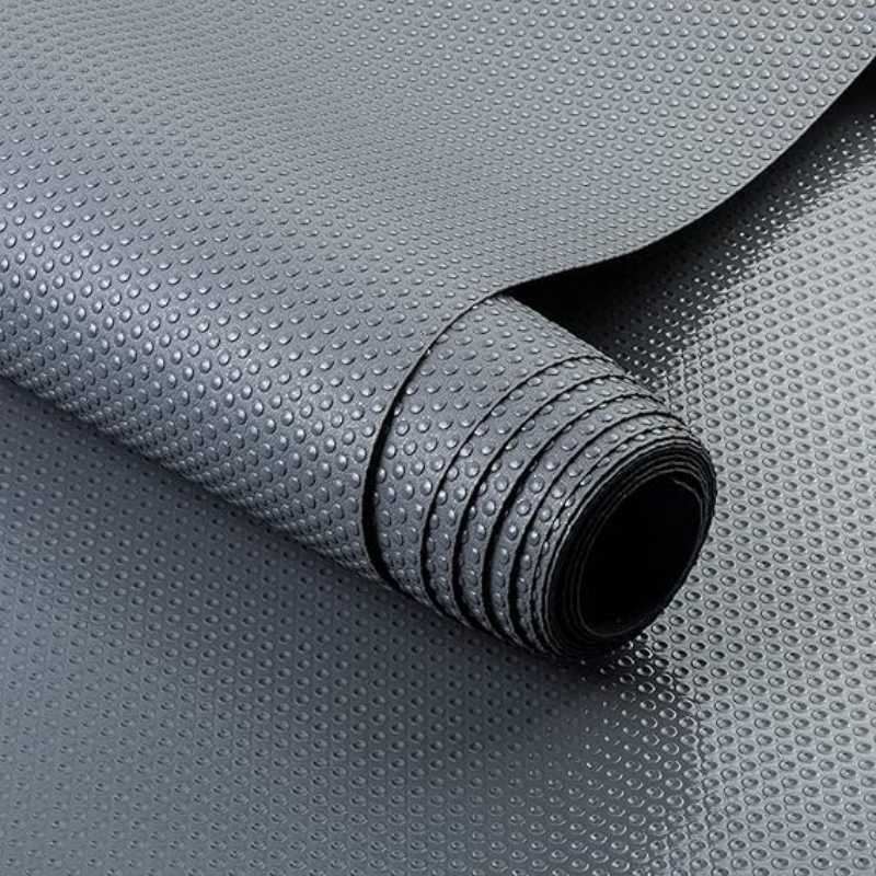 Anti-Slip Fridge & Shelf Mat | Waterproof Washable Liner | Dark Grey