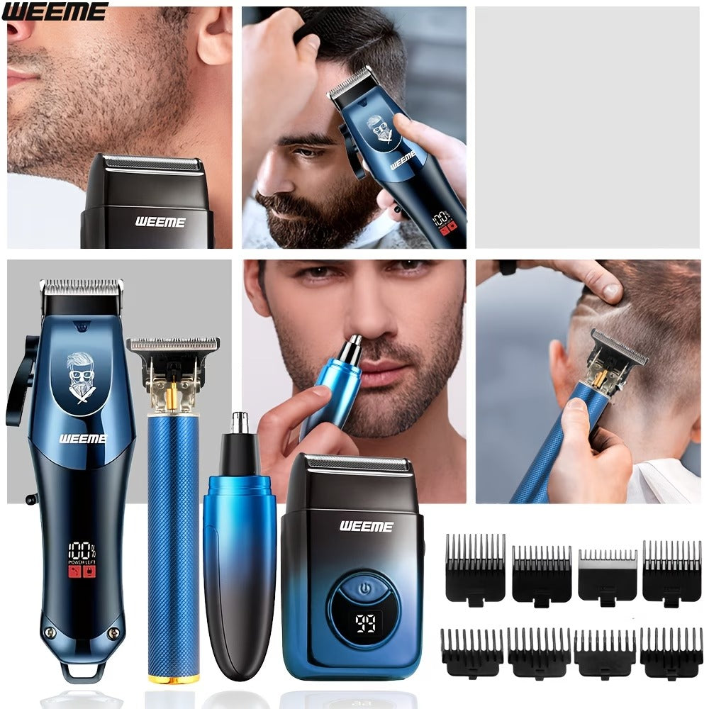 Men's Cordless Hair Clipper Kits - USB Charging Electric Hairdresser, Household Car Travel Use, Ramadan, Birthday Gifts, Perfect for Men, Husbands, Or Boyfriends. Barber Kits, Barber Tools