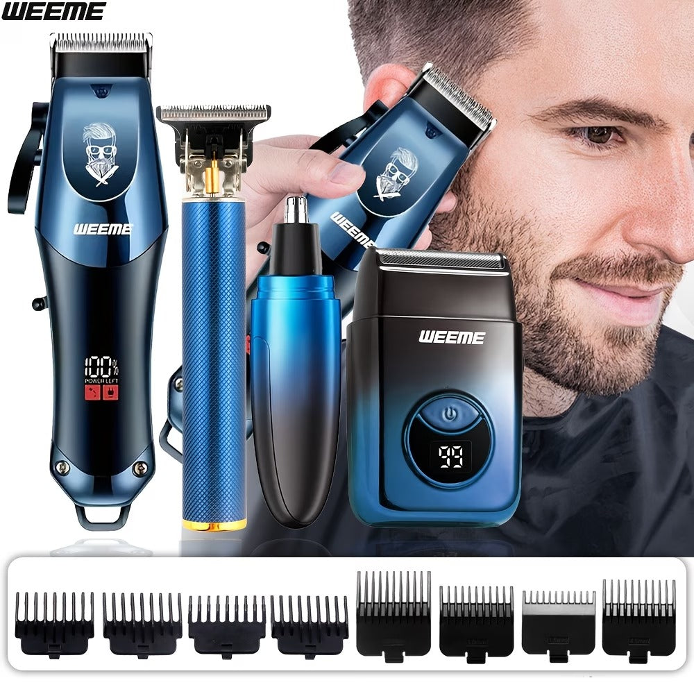 Men's Cordless Hair Clipper Kits - USB Charging Electric Hairdresser, Household Car Travel Use, Ramadan, Birthday Gifts, Perfect for Men, Husbands, Or Boyfriends. Barber Kits, Barber Tools