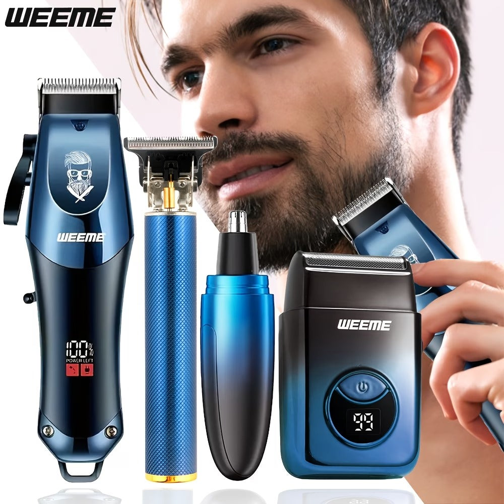 Men's Cordless Hair Clipper Kits - USB Charging Electric Hairdresser, Household Car Travel Use, Ramadan, Birthday Gifts, Perfect for Men, Husbands, Or Boyfriends. Barber Kits, Barber Tools