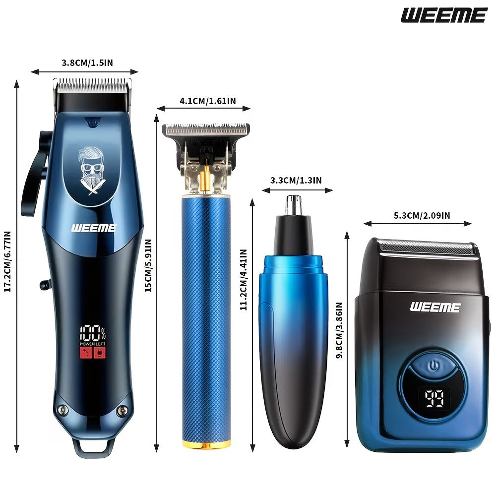 Men's Cordless Hair Clipper Kits - USB Charging Electric Hairdresser, Household Car Travel Use, Ramadan, Birthday Gifts, Perfect for Men, Husbands, Or Boyfriends. Barber Kits, Barber Tools