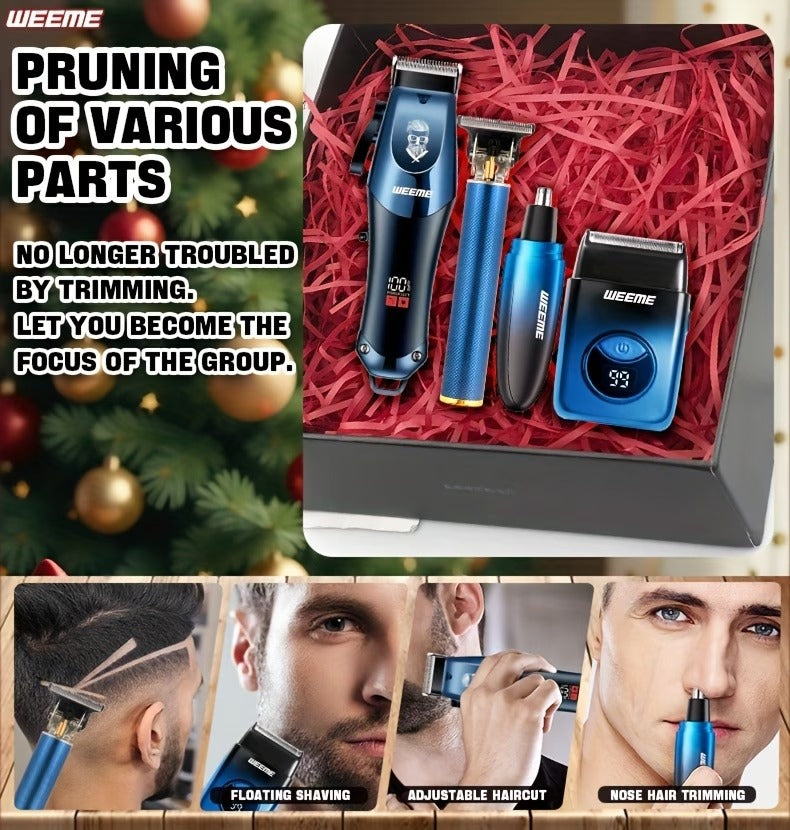 Men's Cordless Hair Clipper Kits - USB Charging Electric Hairdresser, Household Car Travel Use, Ramadan, Birthday Gifts, Perfect for Men, Husbands, Or Boyfriends. Barber Kits, Barber Tools