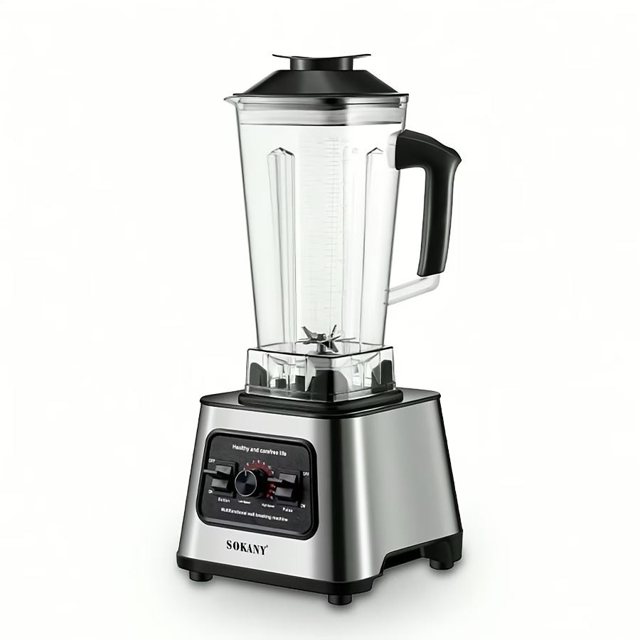 Blender 2.5L High-Power 2-In-1 Multifunctional Household Food Processor Ice Crushing Smoothie Juice Milkshake Protein Drink Maker