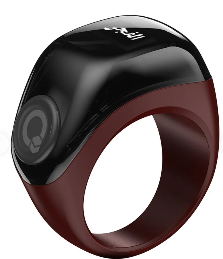 iQibla Smart Zikr Ring Flex OLED Bluetooth Tasbeeh Counter with Prayer Time Reminder